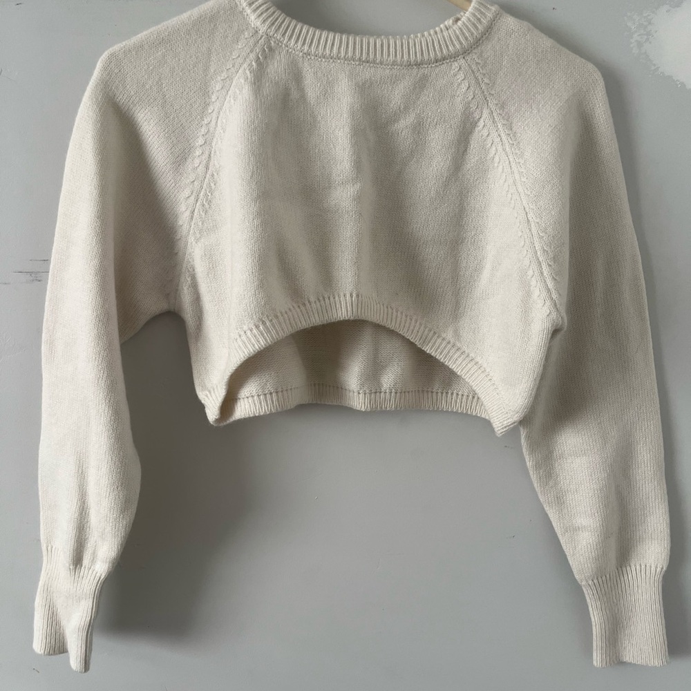Princess Polly Cream Crop Top